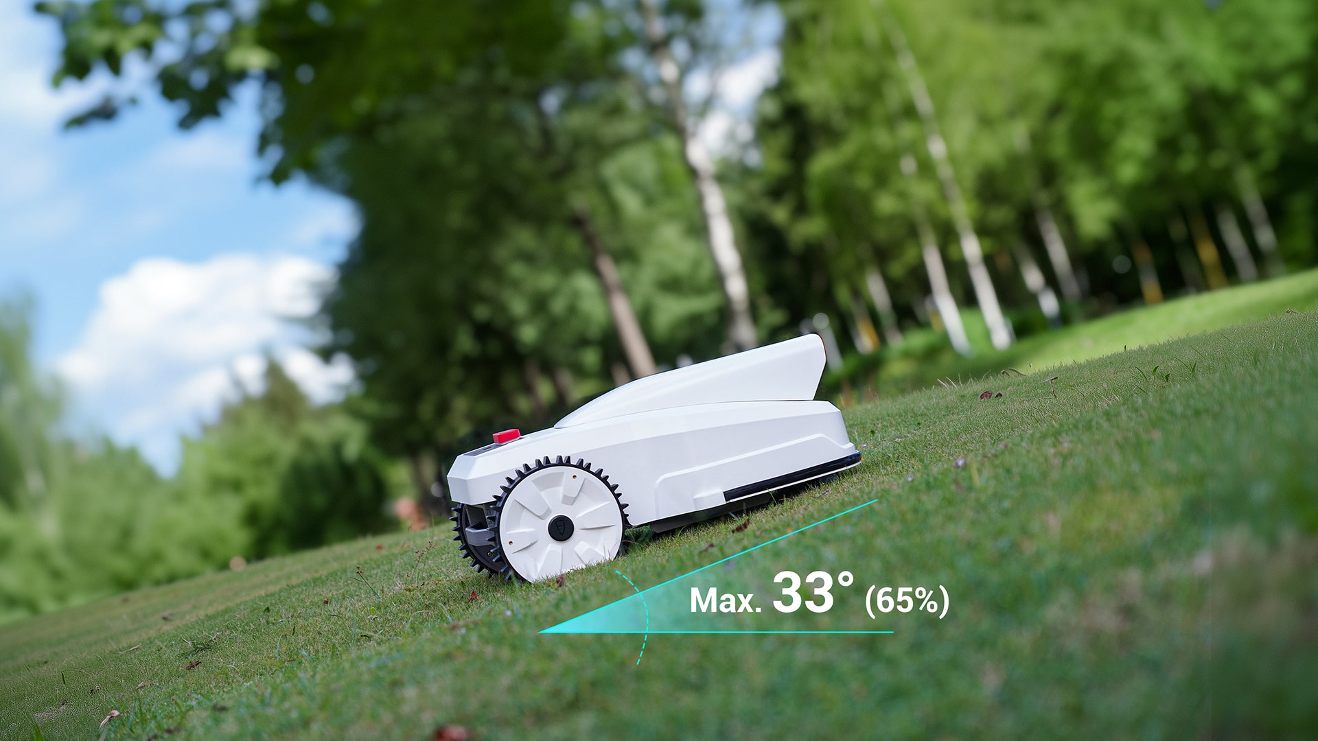 FJD FV2000 Automatic Robotic Lawn Mower Without Perimeter Wire