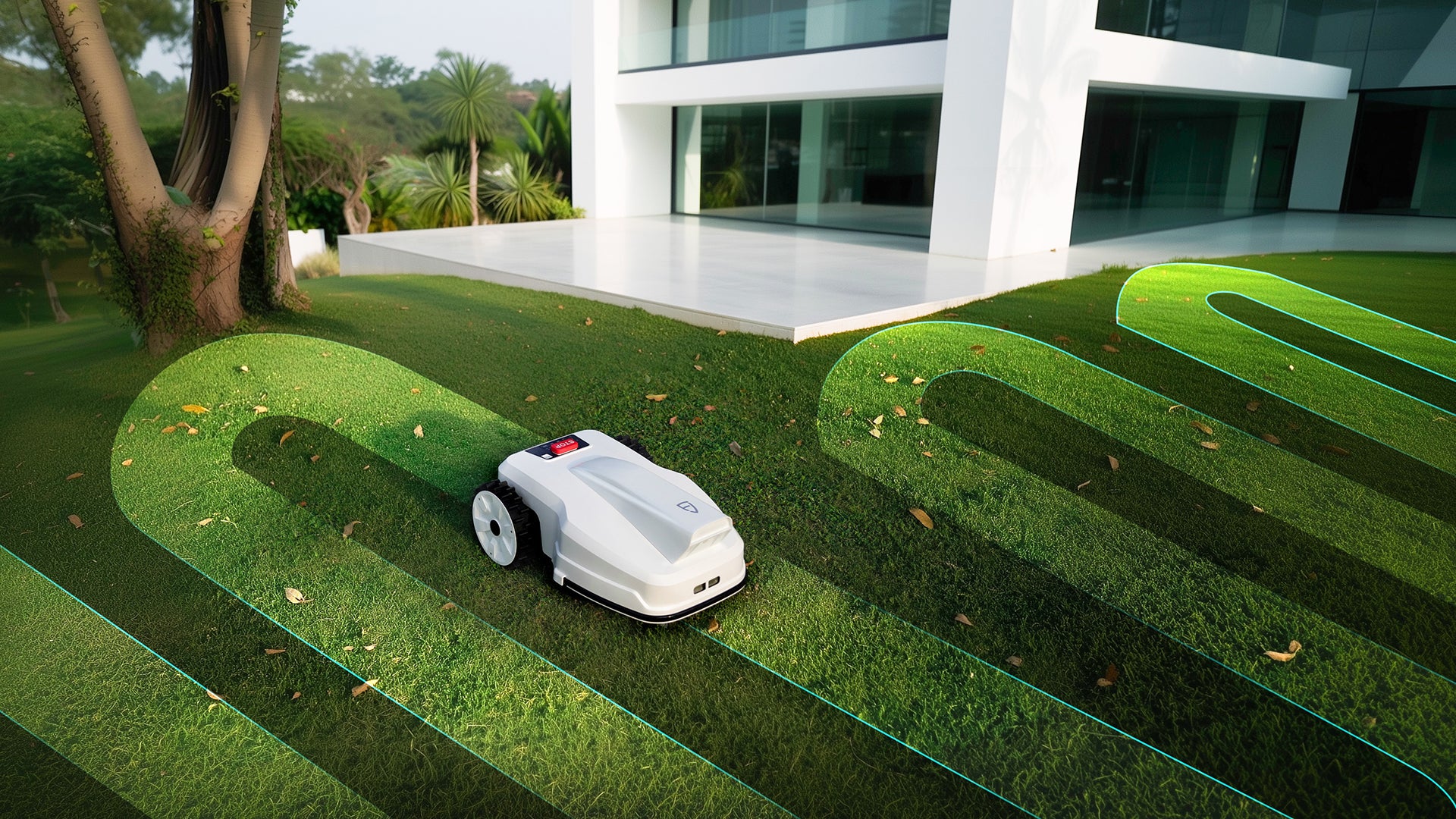 FJD FV2000 Automatic Robotic Lawn Mower Without Perimeter Wire