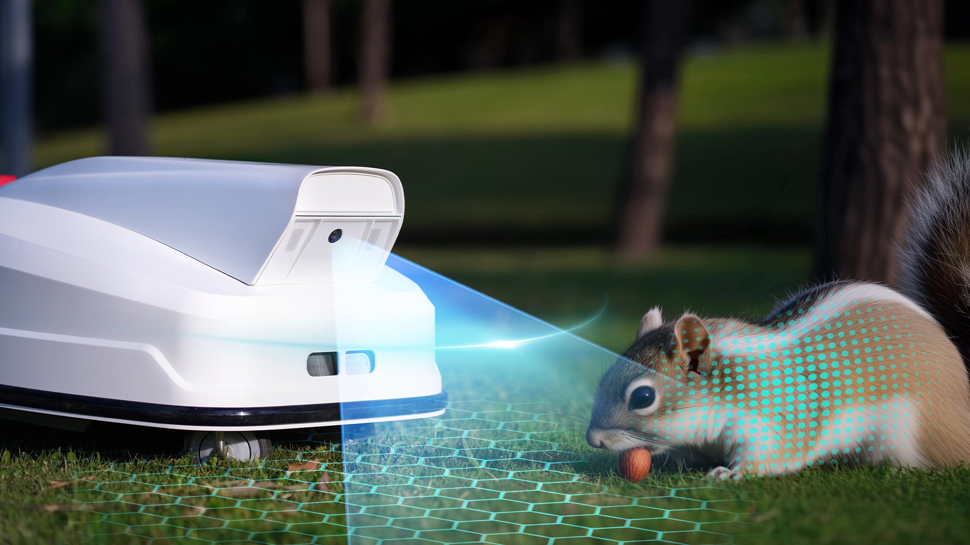 FJD FV2000 Automatic Robotic Lawn Mower Without Perimeter Wire
